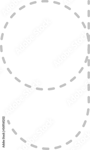 Lowercase Tracing Alphabet Dash g