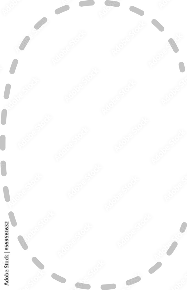 Fototapeta premium Uppercase Tracing Alphabet Dash C