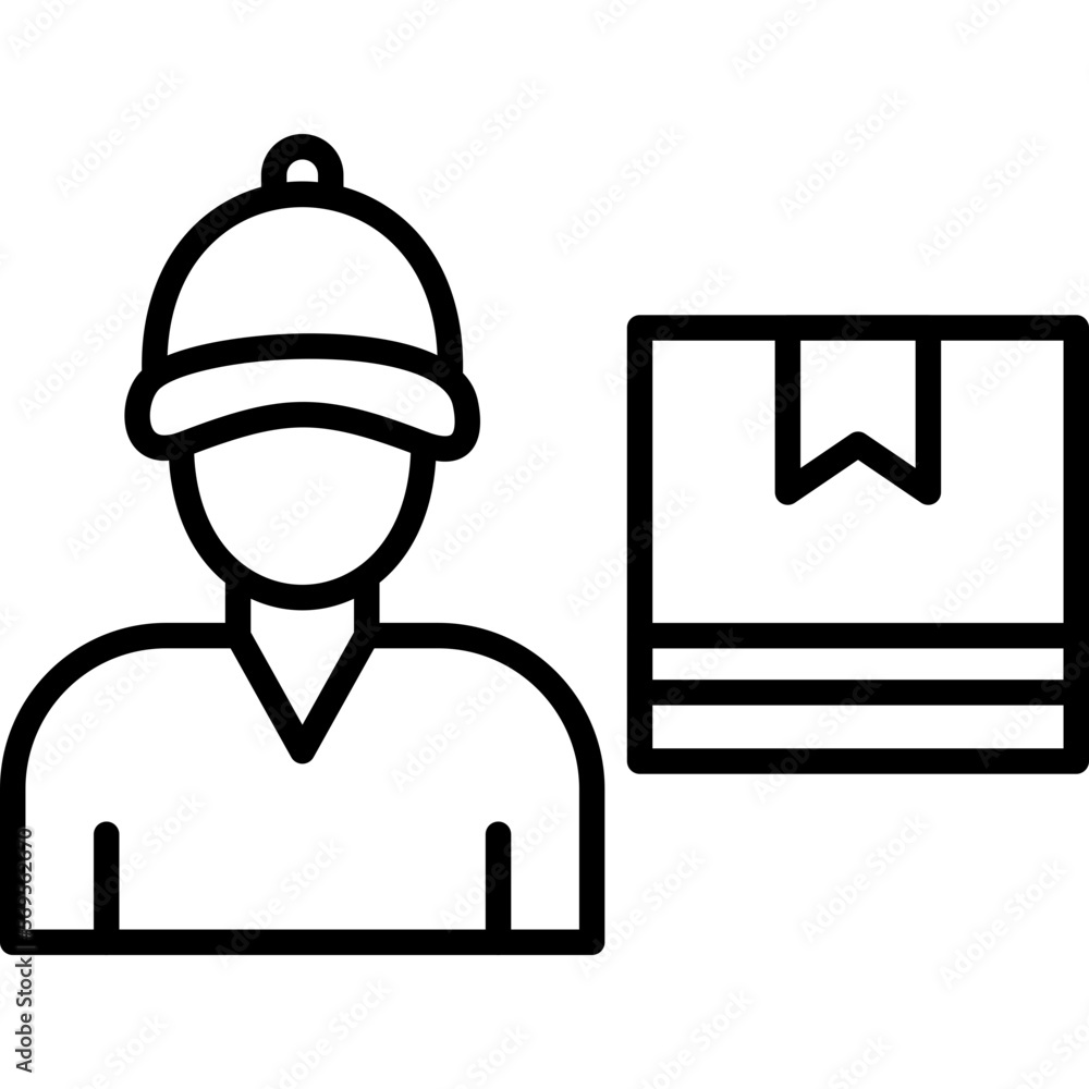 Delivery Man Icon