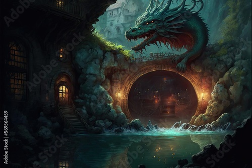 A Sewer By A Large River, Generative AI
