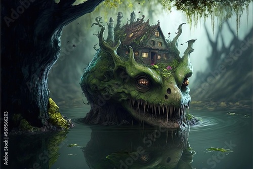Within A Trinket's Pocket Dimension, Within A Swamp, Generative AI