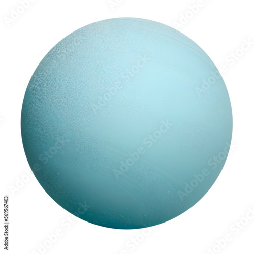 Obraz na plátně Uranus planet isolated on transparent background cutout