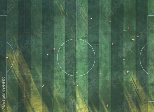 The stadium view from above