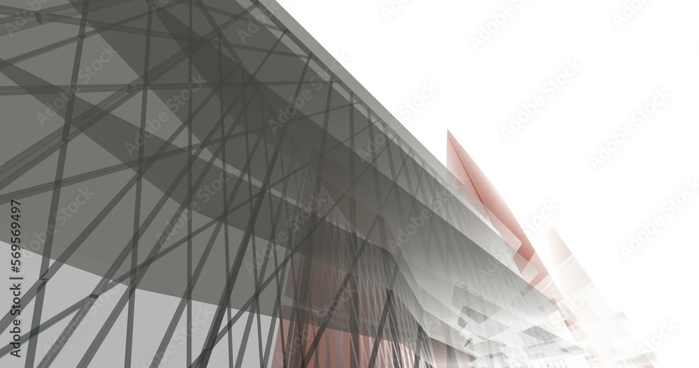 Abstract architecture digital background 3d rendering	
