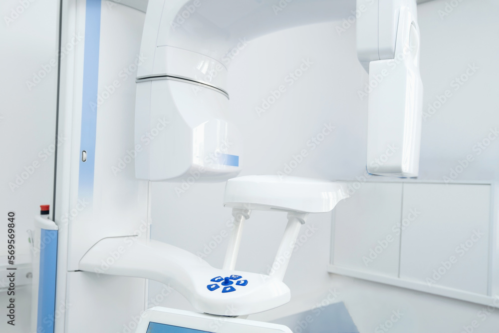 © leroy - Dental white equipment X-ray system equipment in modern dental clinic. Interior in dental stomatologist office © leroy - Dental white equipment X-ray system equipment in modern dental clinic. Interior in dental stomatologist office