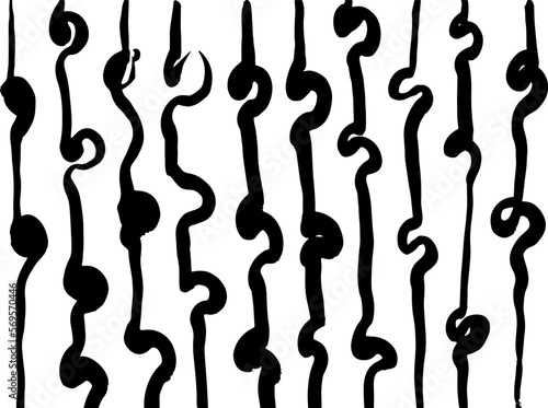 Handdrawn Brush Strokes with Nodes