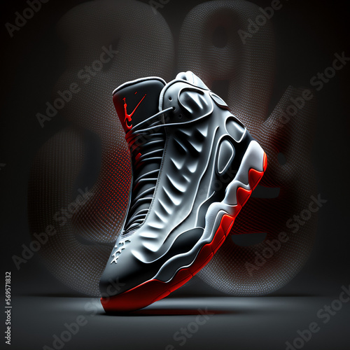 Jordan Shoes - Silver/Red 3