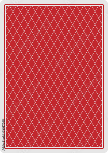 Playing card back side