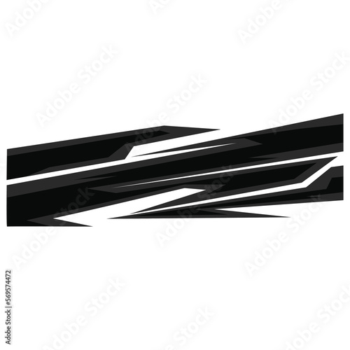 car body wrap livery decal sticker design vector