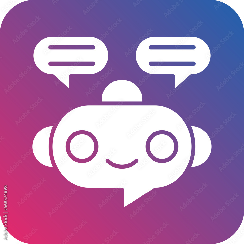 Vector Design Chatbot Icon Style Vector Design Chatbot Icon Style