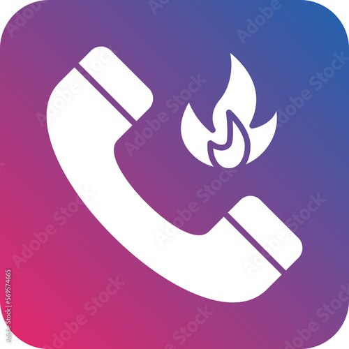 Vector Design Hotline Icon Style