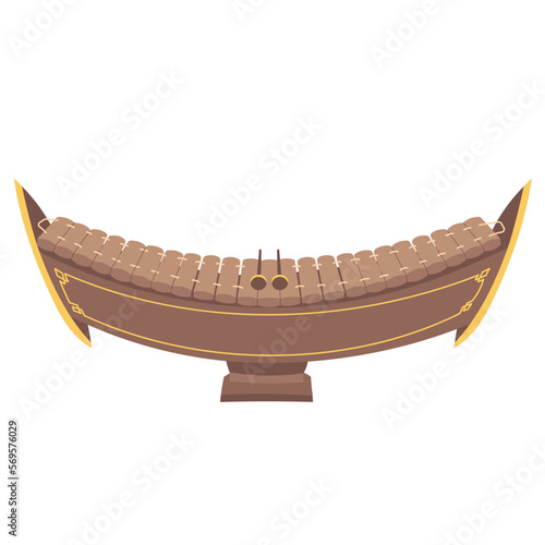 alto xylophone flat icon