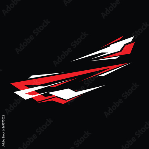 car body wrap livery sticker vector design