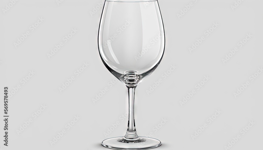 a wine glass is shown on a white background with a shadow of the glass on the bottom of the glass and the bottom of the glass. Generative AI a wine glass is shown on a white background with a shadow of the glass on the bottom of the glass and the bottom of the glass. Generative AI