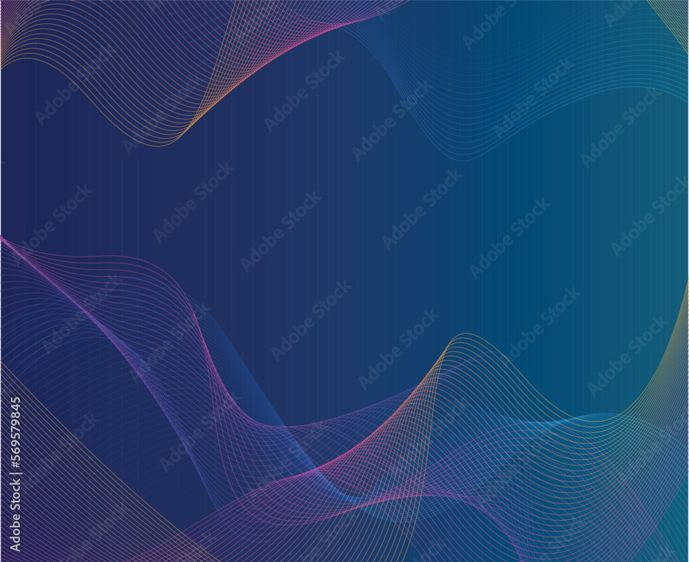 Obraz premium Blue Gradient Background Abstract Texture Illustration Vector Design