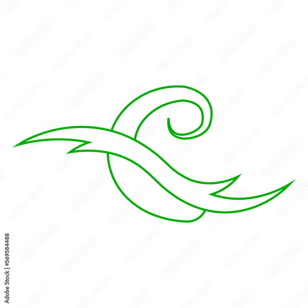 Fototapeta premium letter c icon illustration vector