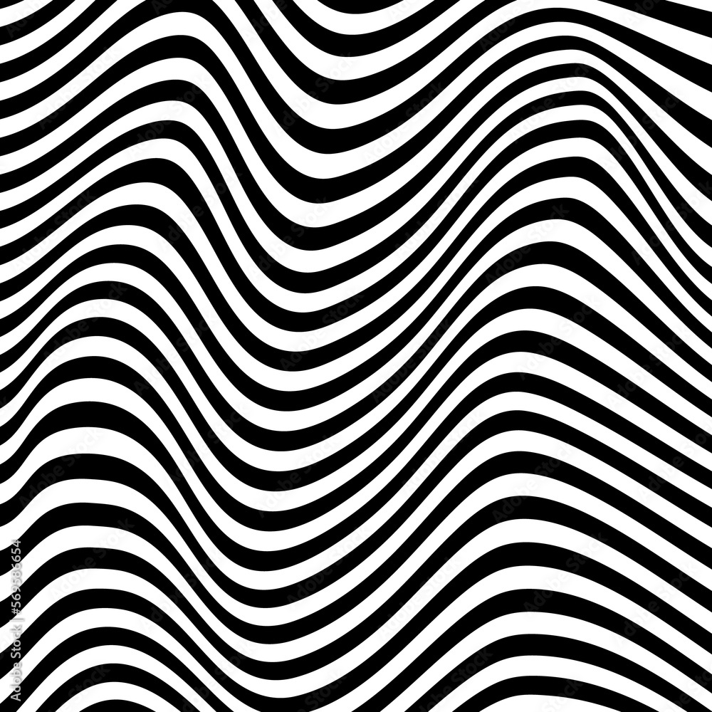 Monochrome Retro groovy psychedelic optical illusion background Monochrome Retro groovy psychedelic optical illusion background
