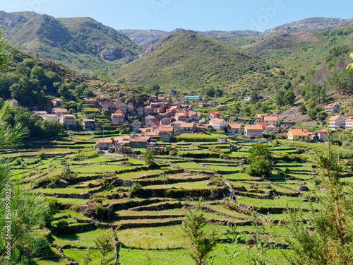 Cuadro en lienzo Sistelo Village in Arcos de Valdevez, Portugal
