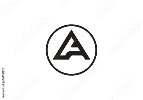 Free Download text letter A logo design - GFXLoad