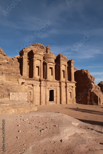 The famous Monastery, Ad deir, Ad-Dayr, el-deir, Petra, Jordan
