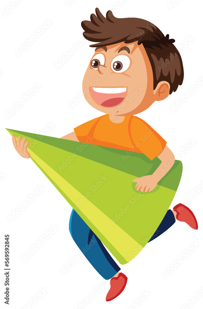 Boy holding geometry shape math Boy holding geometry shape math