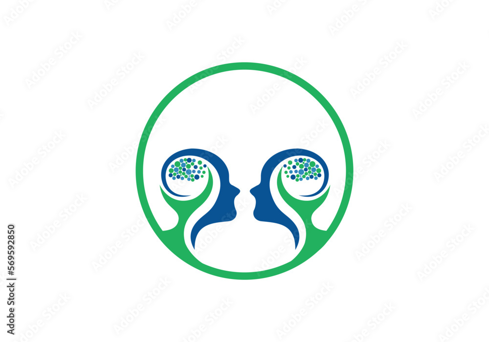 brain logo and icon design brain logo and icon design