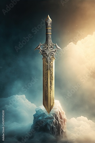 The Sword of Goujian (Ancient Chinese Legend) Generative AI