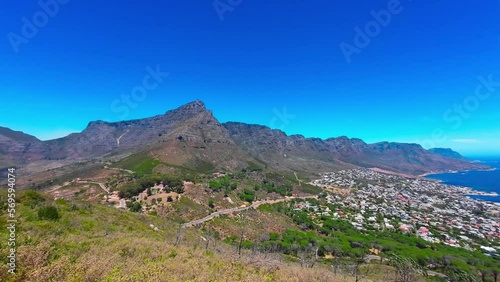 Beautiful views of Table Mountain, Twelve Apostles, Camps BAY. Cape Town South Africa