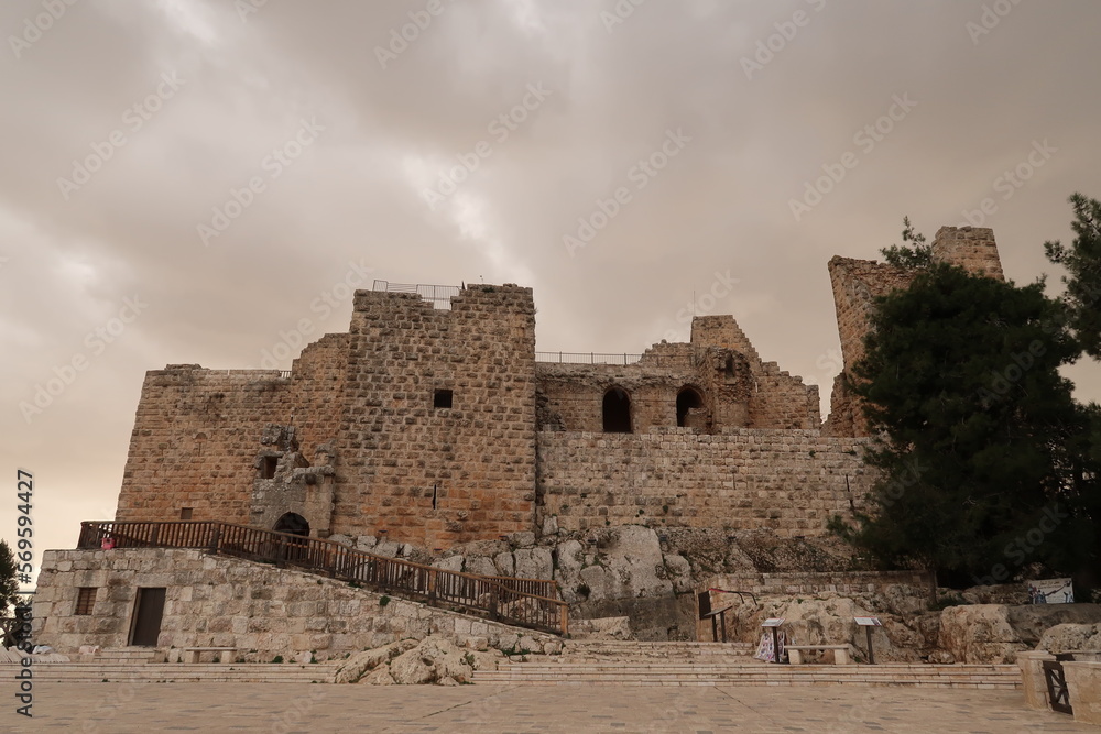 The impressive Ajloun Castel, Ajloun Fort, Ajloun, Jordan