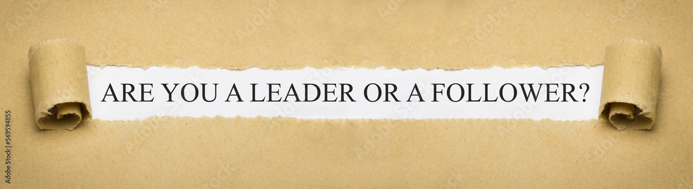 Are you a leader or a follower?
