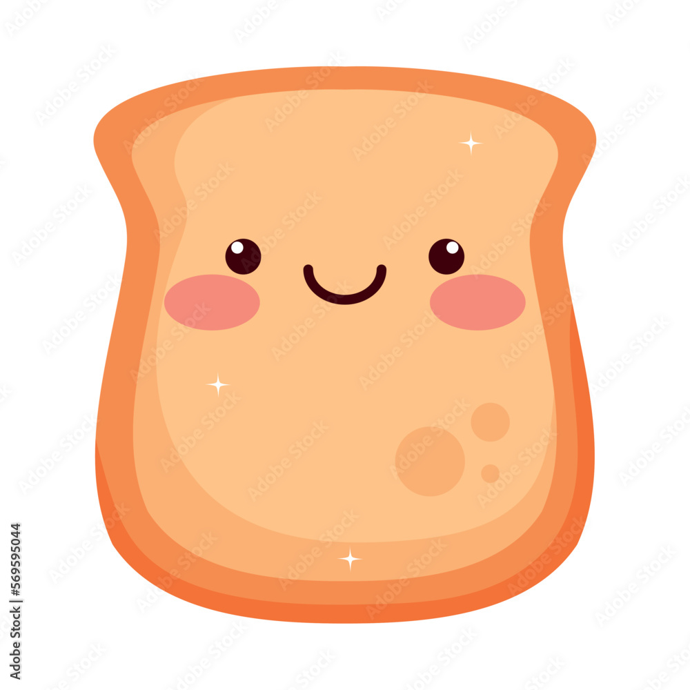 fresh bread toast kawaii fresh bread toast kawaii