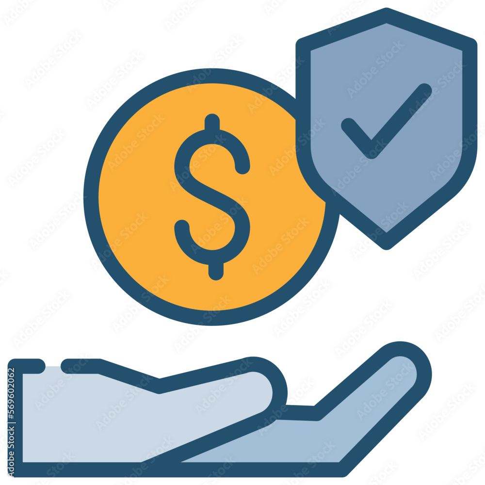 protect security transfer receive money icon filled outline protect security transfer receive money icon filled outline