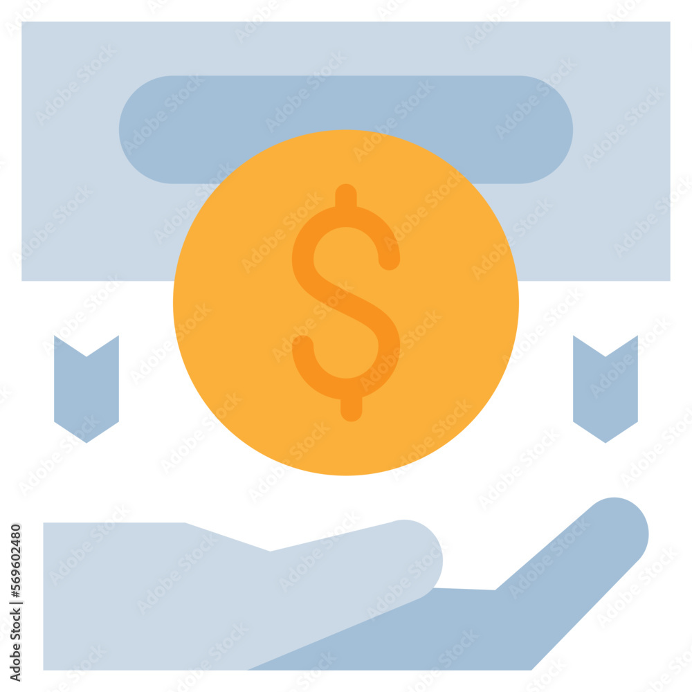 money receive transfer exchange icon flat style money receive transfer exchange icon flat style
