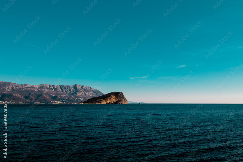 A beautiful landscape on the coast of the Adriatic Sea A beautiful landscape on the coast of the Adriatic Sea