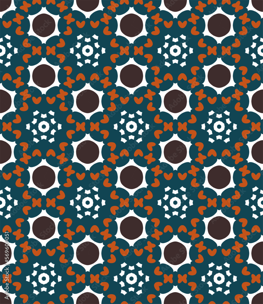 Fototapeta premium Abstract tileable geometric pattern. A seamless background, vintage texture. 