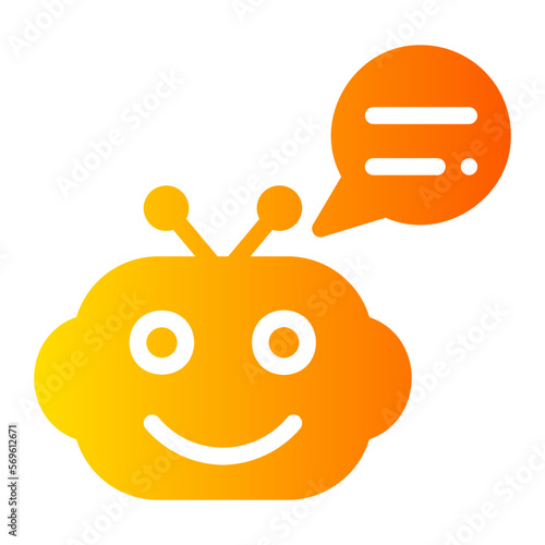 chatbot gradient icon