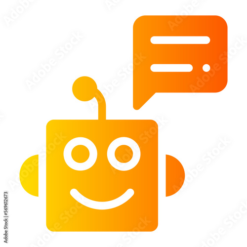 chatbot gradient icon