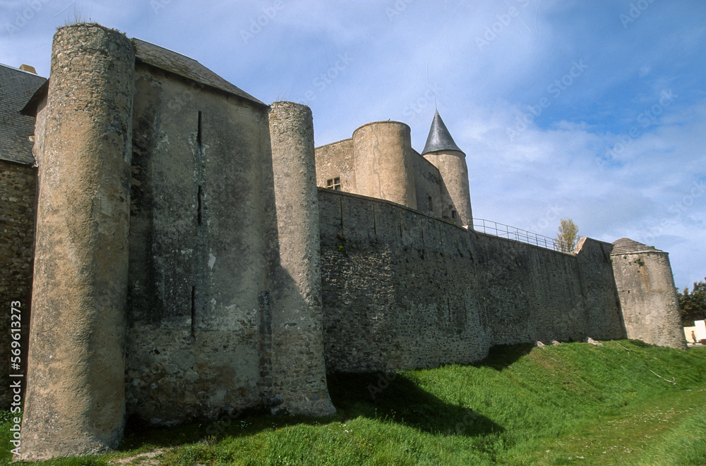 Chateau, Ile de Noirmoutier, Noirmoutier en Ile, Vendée, 85, France