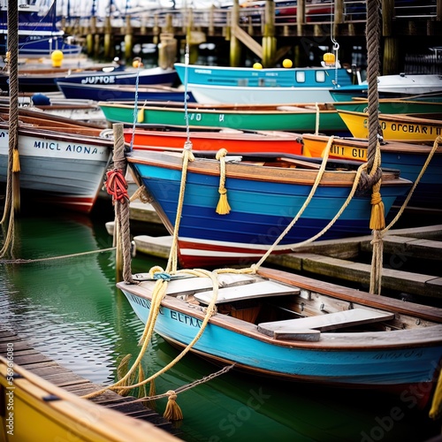 Wallpaper Mural A wharf full of boats. Torontodigital.ca