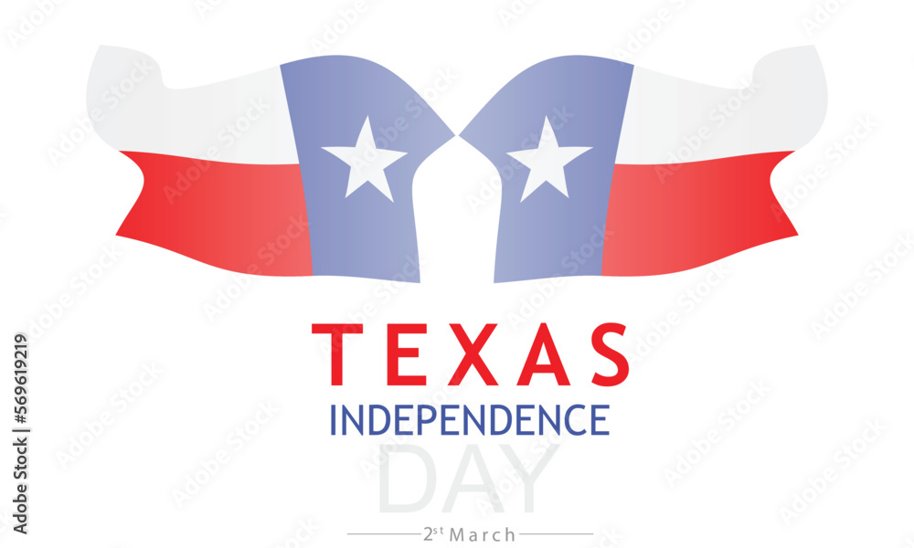 Texas Independence Day Background. Banner, Poster, Vector Illustration.