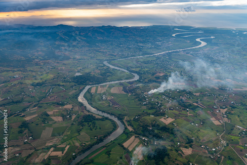 Aerial of Viti Levu, Fiji, South Pacific, Pacific photo