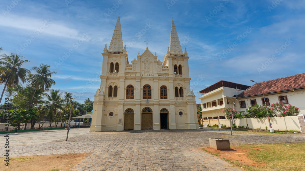 Santa Cruz Cathedral Basilica, Kochi is one of the finest and most impressive churches in India endowed with architectural and artistic grandeur.