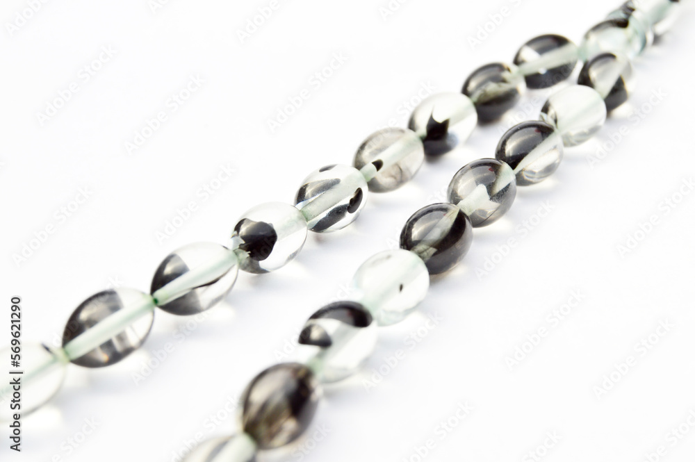 Black and white beads sequenced, short rosary, tespih tesbih Black and white beads sequenced, short rosary, tespih tesbih