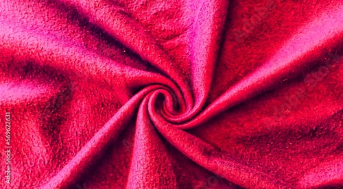 red fabric background