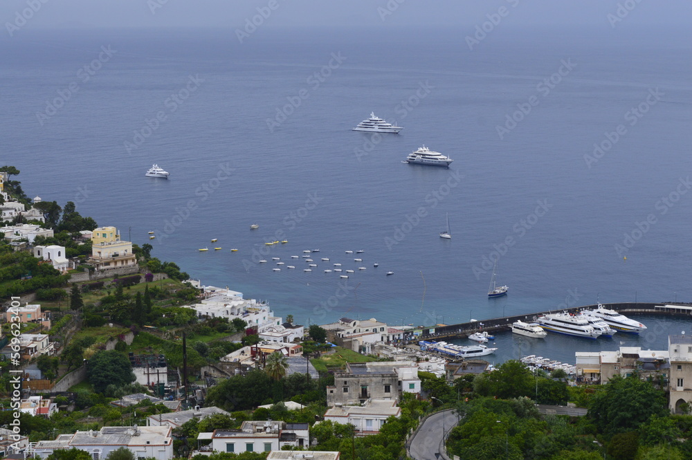 Ilha de Capri - obrazy, fototapety, plakaty 