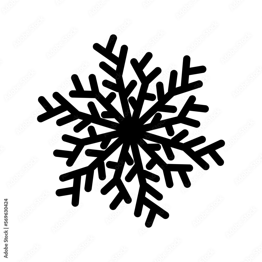 Snow icon line Snow icon line