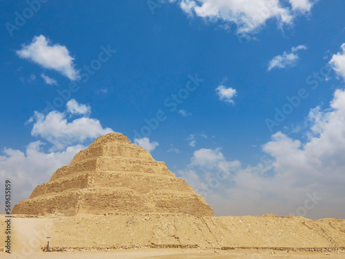 Landscapes of the Step Pyramid of Djoser and its interior