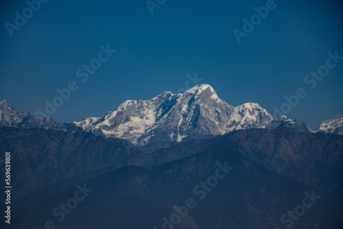 Beautiful HImalayan Mountain Range Ganesh  Langtang  Everest   HImal seen from Bhotechaur  Nepal