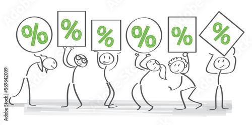 Cut in price - Great discount sale  - vector illustration