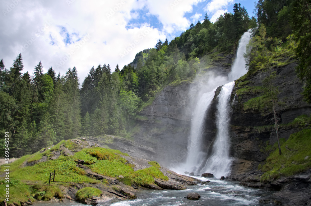 waterfall in forest, Sixt-Fer-A-Cheval, Alps, France
waterfall in forest, Sixt-Fer-A-Cheval, Alps, France